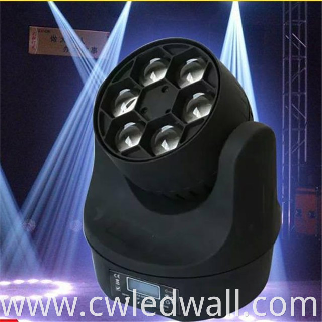 6×15W Mini Bee Eye Stage Lights Dj Music Live